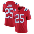 STECN NE.Patriots #25 Marcus Jones Player Red Vapor Untouchable Home Game Stitched Jerseys