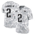 STECN NE.Patriots #2 Harold Landry III Player Arctic Camo Salute To Service Limited Game Stitched Jerseys