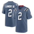STECN NE.Patriots #2 Harold Landry III Player Blue Rivalries Collection Home Game Stitched Jerseys