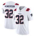 STECN NE.Patriots #32 TreVeyon Henderson Player White Vapor Untouchable Home Game Stitched Jerseys