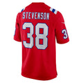 STECN NE.Patriots #38 Rhamondre Stevenson Player Red Home Game Stitched Jerseys