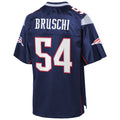 STECN NE.Patriots #54 Tedy Bruschi Player Navy Pro Line Retired Stitched Jerseys