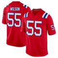 STECN NE.Patriots #55 Jared Wilson Player Red Home Game Stitched Jerseys