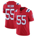 STECN NE.Patriots #55 Jared Wilson Player Red Vapor Untouchable Home Game Stitched Jerseys
