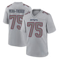 STECN NE.Patriots #75 Alijah Vera-Tucker Player Gray Fashion Limited Home Game Stitched Jerseys