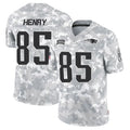 STECN NE.Patriots #85 Hunter Henry Player Arctic Camo Salute to Service Limited Stitched Jerseys