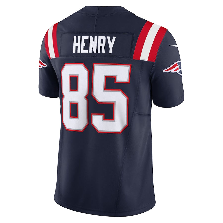 STECN NE.Patriots #85 Hunter Henry Player Navy Vapor F.U.S.E. Limited Stitched Jerseys