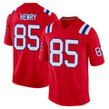 STECN NE.Patriots #85 Hunter Henry Player Red Home Game Stitched Jerseys