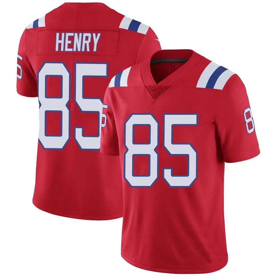 STECN NE.Patriots #85 Hunter Henry Player Red Vapor Limited Stitched Jerseys