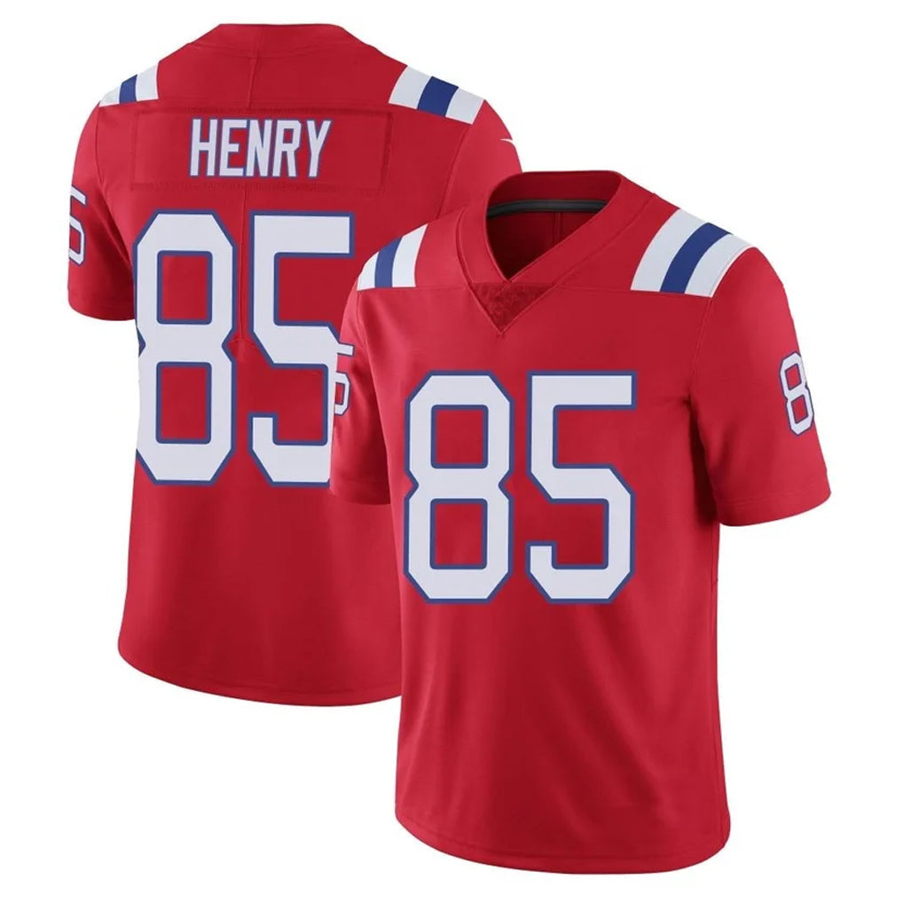 STECN NE.Patriots #85 Hunter Henry Player Red Vapor Untouchable Home Game Stitched Jerseys