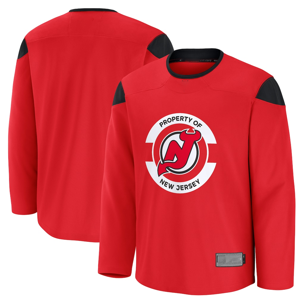 STECN N.Jersey Devils Red Practice Jerseys