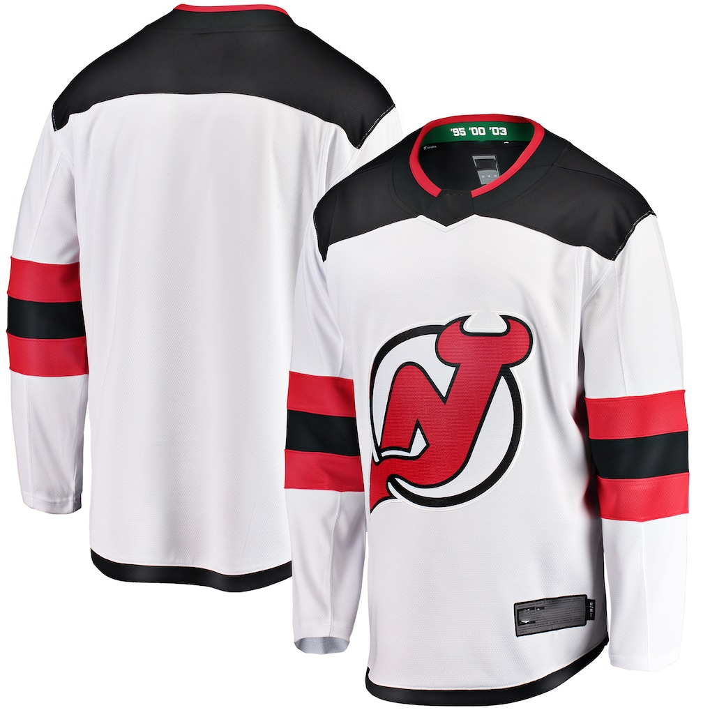 STECN N.Jersey Devils White Breakaway Away Jerseys