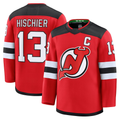 STECN N.Jersey Devils #13 Nico Hischier Red Home Premium Jerseys