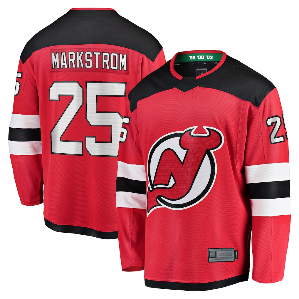 STECN N.Jersey Devils #25 Jacob Markstrom Red Home Premier Breakaway Player Jerseys
