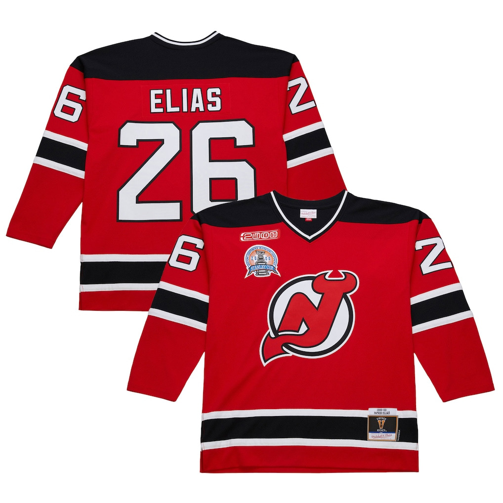 STECN N.Jersey Devils #26 Patrik Elias Red 1999-00 Power Play Jerseys