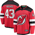 STECN N.Jersey Devils #43 Luke Hughes Red Home Breakaway Player Jerseys