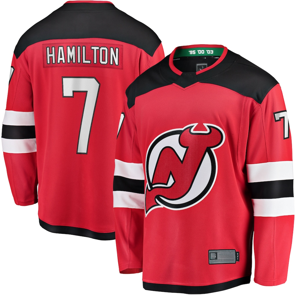 STECN N.Jersey Devils #7 Dougie Hamilton Red Breakaway Player Jerseys