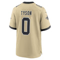 STECN NO.Saints #0 Jordyn Tyson Gold 2026 Draft First Round Pick No. 8 Alternate Game Stitched Jerseys