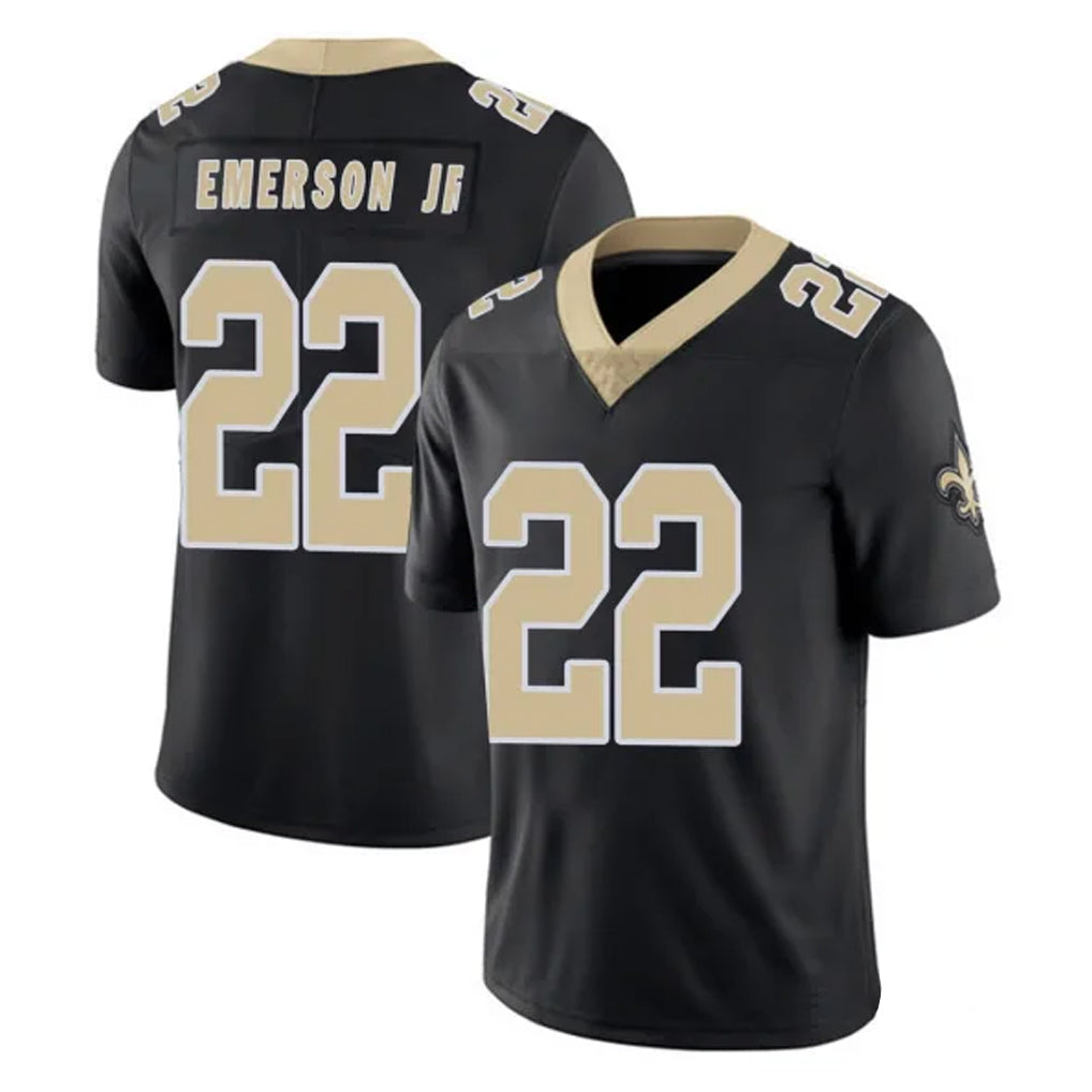 STECN NO.Saints #22 Martin Emerson Jr. Player Black Limited Vapor Untouchable Home Game Stitched Jerseys