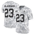 STECN NO.Saints #23 Julian Blackmon Player Arctic Camo Salute To Service Limited Game Stitched Jerseys