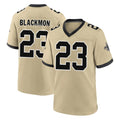 STECN NO.Saints #23 Julian Blackmon Player Gold Home Game Stitched Jerseys