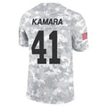 STECN NO.Saints #41 Alvin Kamara Player Arctic Camo Salute to Service Limited Stitched Jerseys