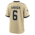 STECN NO.Saints #6 Tyler Shough Gold Alternate Game Player Stitched Jerseys