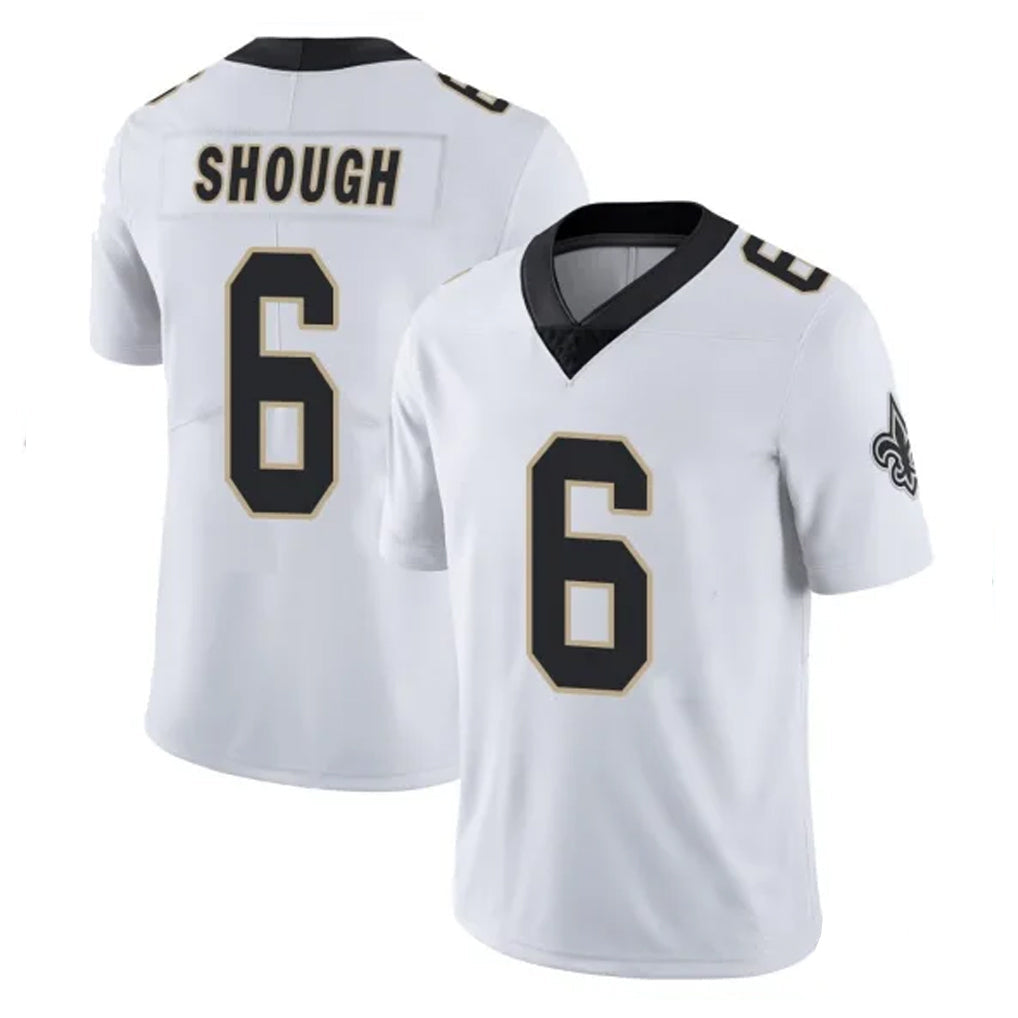 STECN NO.Saints #6 Tyler Shough Player White Limited Vapor Untouchable Home Game Stitched Jerseys