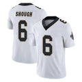STECN NO.Saints #6 Tyler Shough Player White Limited Vapor Untouchable Home Game Stitched Jerseys