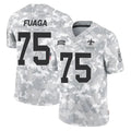 STECN NO.Saints #75 Taliese Fuaga Player Arctic Camo Salute To Service Limited Game Stitched Jerseys