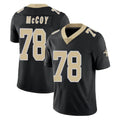 STECN NO.Saints #78 Erik McCoy Player Black Limited Vapor Untouchable Home Game Stitched Jerseys