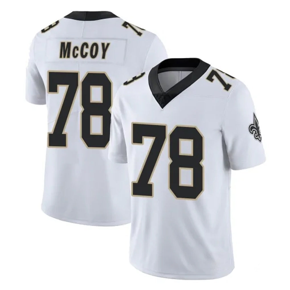STECN NO.Saints #78 Erik McCoy Player White Limited Vapor Untouchable Home Game Stitched Jerseys