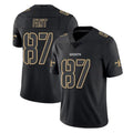STECN NO.Saints #87 Noah Fant Player Black Impact Limited Home Game Stitched Jerseys