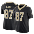 STECN NO.Saints #87 Noah Fant Player Black Limited Vapor F.U.S.E. Home Game Stitched Jerseys