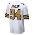 STECN NO.Saints #94 Cameron Jordan White Alternate Game Stitched American Stitched Jersey