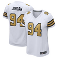 STECN NO.Saints #94 Cameron Jordan White Elite Player Stitched American Stitched Jerseys