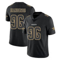 STECN NO.Saints #96 Carl Granderson Player Black Impact Limited Home Game Stitched Jerseys