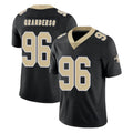 STECN NO.Saints #96 Carl Granderson Player Black Limited Vapor Untouchable Home Game Stitched Jerseys