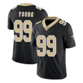 STECN NO.Saints #99 Chase Young Player Black Limited Vapor Untouchable Home Game Stitched Jerseys