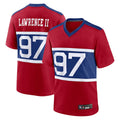 STECN NY.Giants Secondary Throwback Alternate Jerseys - Red - #97 Dexter Lawrence II Player