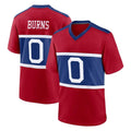 STECN NY.Giants #0 Brian Burns Player Red Century Home Game Stitched Jerseys
