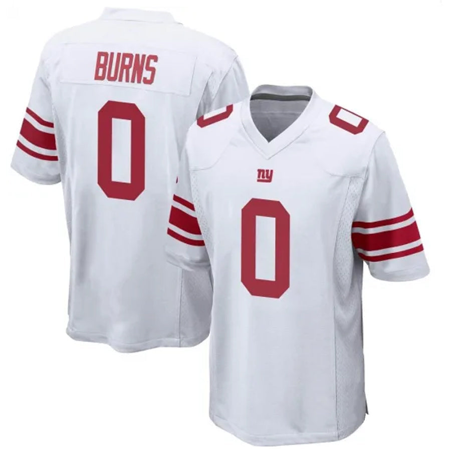 STECN NY.Giants #0 Brian Burns Player White Game Stitched Jerseys