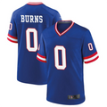 STECN NY.Giants #0 Brian Burns Royal Classic Game Player Jersey American Stitched Jerseys