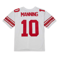 STECN NY.Giants #10 Eli Manning Mitchell & Ness White Legacy Replica Stitched Puhic Jersey