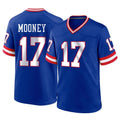 STECN NY.Giants #17 Darnell Mooney Player Royal Classic Home Game Stitched Jerseys