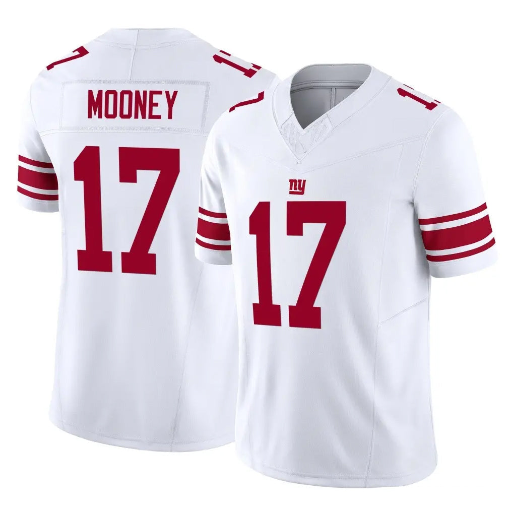 STECN NY.Giants #17 Darnell Mooney Player White Limited Vapor F.U.S.E. Home Game Stitched Jerseys