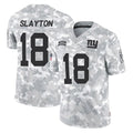 STECN NY.Giants #18 Darius Slayton Player Arctic Camo Salute To Service Limited Game Stitched Jerseys