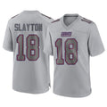 STECN NY.Giants #18 Darius Slayton Player Gray Atmosphere Fashion Limited Game Stitched Jerseys
