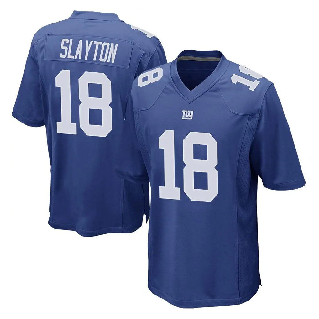 STECN NY.Giants #18 Darius Slayton Player Royal Home Game Stitched Jerseys