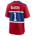 STECN NY.Giants #1 Malik Nabers Century Red Alternate Stitched Jerseys